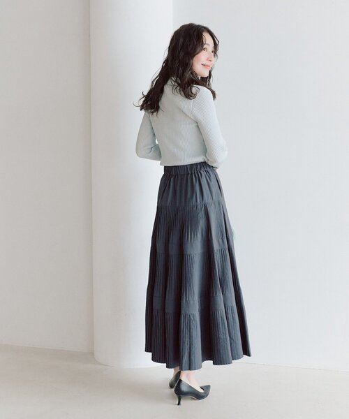 La boutique BonBon（ラブティックボンボン）の「ラメリブポロ衿カーディガン（カーディガン/ボレロ・レディース・ピンク/イエロー/サックスブルー・FREE）」の21枚目の写真