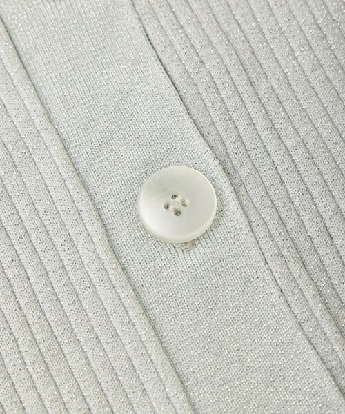 La boutique BonBon（ラブティックボンボン）の「ラメリブポロ衿カーディガン（カーディガン/ボレロ・レディース・ピンク/イエロー/サックスブルー・FREE）」の22枚目の写真