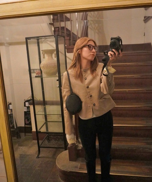 HAYNI（ヘイニ）の「Saoriさん&MAISON HAYNIコラボ Calmea noir カルメノワール｜MAISON HAYNI（ハンドバッグ・レディース・ブラック・FREE）」の7枚目の写真