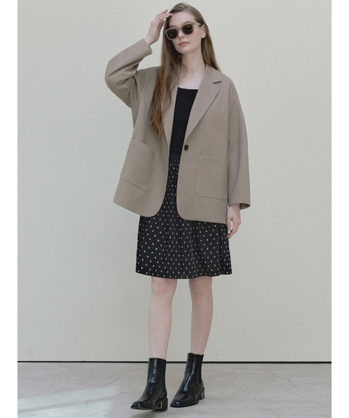 AVANT-G(アバン)の「Dot Velvet Midi Skirt - black(スカート・レディース・その他・FREE)」の3枚目の写真