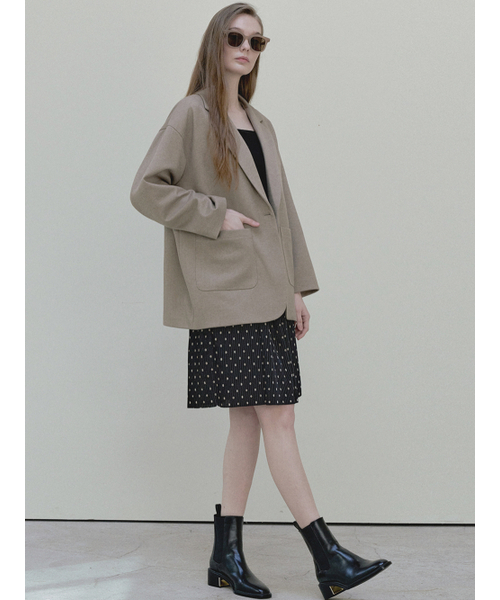 AVANT-G(アバン)の「Dot Velvet Midi Skirt - black(スカート・レディース・その他・FREE)」の5枚目の写真