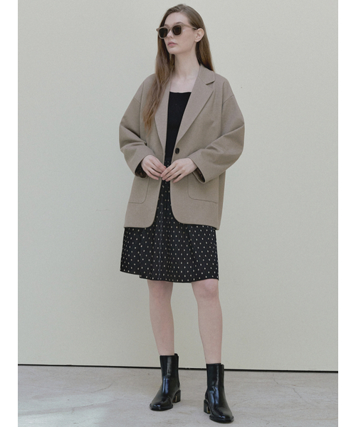 AVANT-G(アバン)の「Dot Velvet Midi Skirt - black(スカート・レディース・その他・FREE)」の6枚目の写真