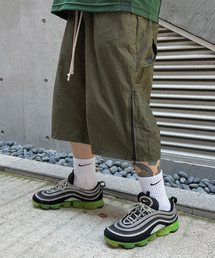 CLACO（クラコ）の「ナイロンサイドジッパーカーペンターバミューダパンツ（カーキ）（その他パンツ）」