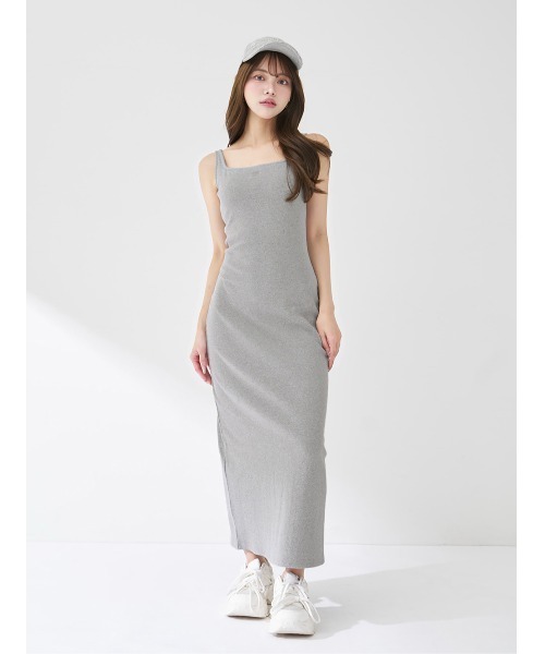 シェイプリブカットロングワンピース（ワンピース）｜Darich
