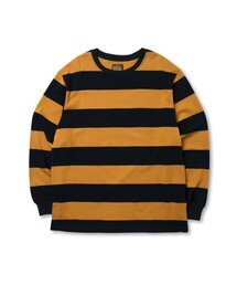 BLACKPP（ブラックピーピー）の「BLACK PP Engineering Stripe Tee L/S（Tシャツ/カットソー）」