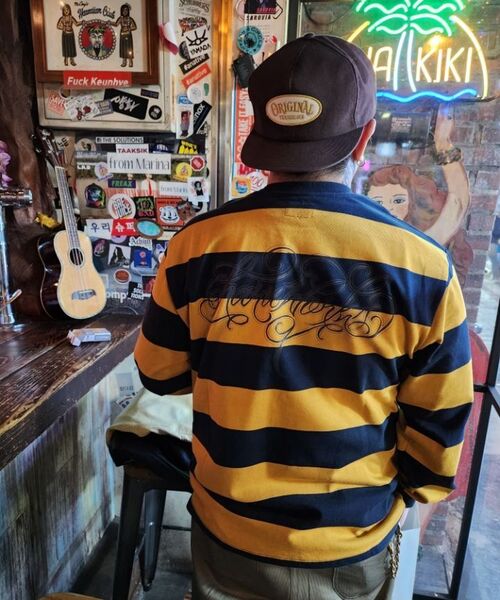 BLACKPP(ブラックピーピー)の「BLACK PP Engineering Stripe Tee L/S(Tシャツ/カットソー・メンズ・その他・XL)」の8枚目の写真