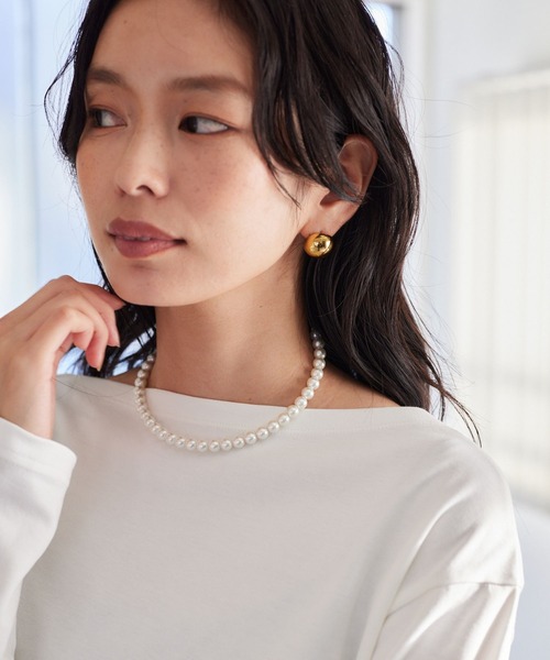 BARNYARDSTORM(バンヤードストーム)の「BARNYARDSTORM / 8mmパールチョーカー(ネックレス・レディース・シルバー/ゴールド・FREE)」の3枚目の写真