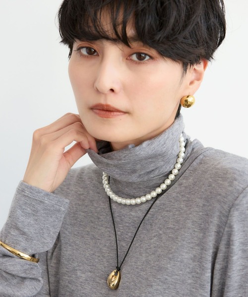 BARNYARDSTORM(バンヤードストーム)の「BARNYARDSTORM / 8mmパールチョーカー(ネックレス・レディース・シルバー/ゴールド・FREE)」の17枚目の写真