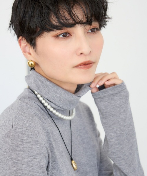 BARNYARDSTORM(バンヤードストーム)の「BARNYARDSTORM / 8mmパールチョーカー(ネックレス・レディース・シルバー/ゴールド・FREE)」の19枚目の写真