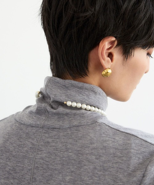 BARNYARDSTORM(バンヤードストーム)の「BARNYARDSTORM / 8mmパールチョーカー(ネックレス・レディース・シルバー/ゴールド・FREE)」の16枚目の写真
