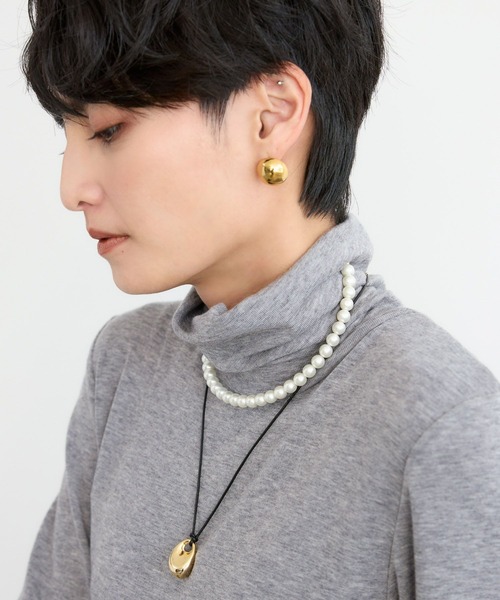 BARNYARDSTORM(バンヤードストーム)の「BARNYARDSTORM / 8mmパールチョーカー(ネックレス・レディース・シルバー/ゴールド・FREE)」の21枚目の写真