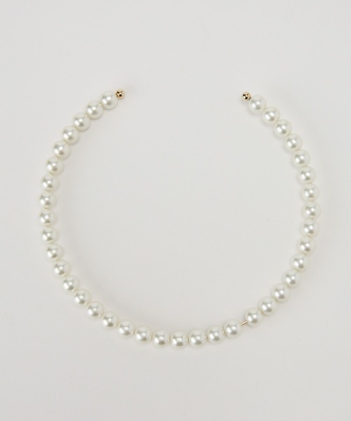 BARNYARDSTORM(バンヤードストーム)の「BARNYARDSTORM / 8mmパールチョーカー(ネックレス・レディース・シルバー/ゴールド・FREE)」の8枚目の写真