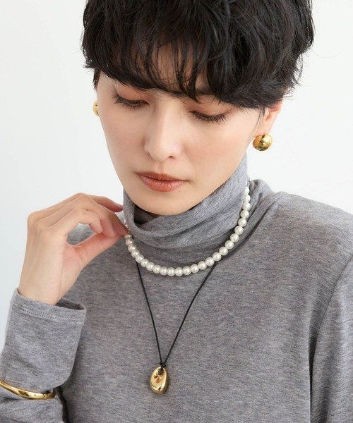 BARNYARDSTORM(バンヤードストーム)の「BARNYARDSTORM / 8mmパールチョーカー(ネックレス・レディース・シルバー/ゴールド・FREE)」の20枚目の写真