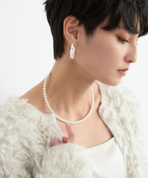 BARNYARDSTORM(バンヤードストーム)の「BARNYARDSTORM / 8mmパールチョーカー(ネックレス・レディース・シルバー/ゴールド・FREE)」の5枚目の写真