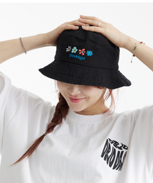 DOUBLE JD（ダブルジェイディー）の「フラワーバケットハット (ブラック)（ハット）」