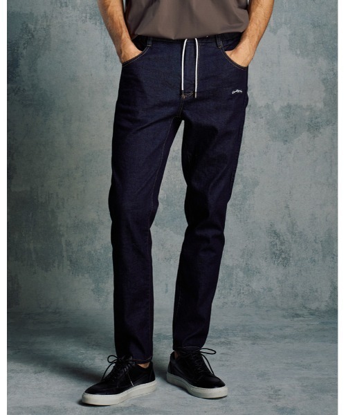 wjk（ダヴルジェイケイ）の「thin denim easy（デニムパンツ・メンズ・ブラック/ホワイト/インディゴブルー・SMALL/MEDIUM/LARGE/X-LARGE）」の3枚目の写真