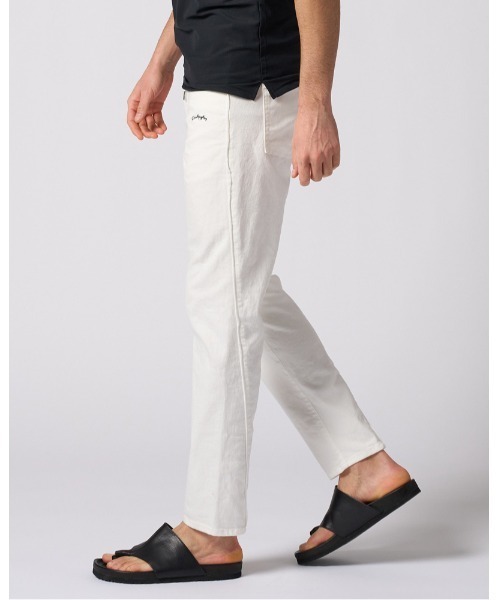 wjk（ダヴルジェイケイ）の「thin denim easy（デニムパンツ・メンズ・ブラック/ホワイト/インディゴブルー・SMALL/MEDIUM/LARGE/X-LARGE）」の5枚目の写真