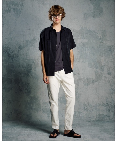 wjk（ダヴルジェイケイ）の「thin denim easy（デニムパンツ・メンズ・ブラック/ホワイト/インディゴブルー・SMALL/MEDIUM/LARGE/X-LARGE）」の14枚目の写真