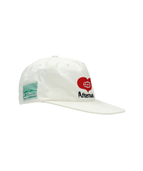 AFTERMATH（アフターマス）の「ATM LOVE 5 PANNEL BALL CAP [OFF WHITE]（キャップ・レディース・オフホワイト・ONE SIZE）」の2枚目の写真