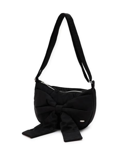 mezzo piano Junior(メゾピアノジュニア)の「ふんわりリボンの三日月ショルダーバッグ(バックパック/リュック・キッズ・ピンク/ホワイト/ブラック・F)」の15枚目の写真