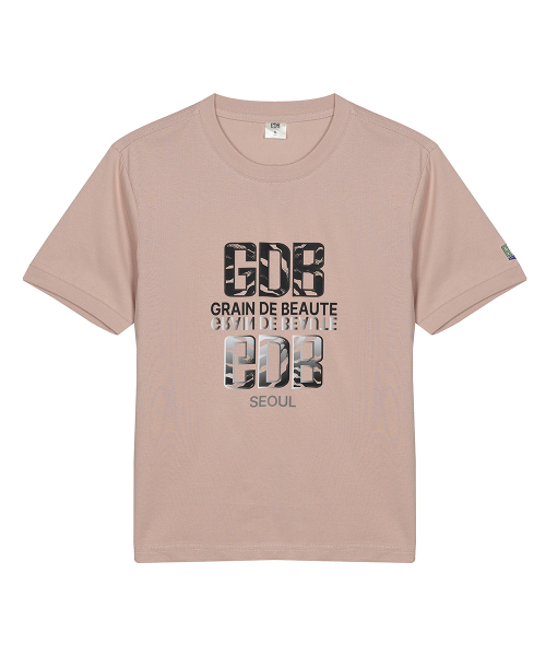 GRAIN DE BEAUTE（グランデボーテ）の「GDB T-SHIRT 01 [INDY PINK]（Tシャツ/カットソー・レディース・ピンク・S/M/L/XL）」の2枚目の写真