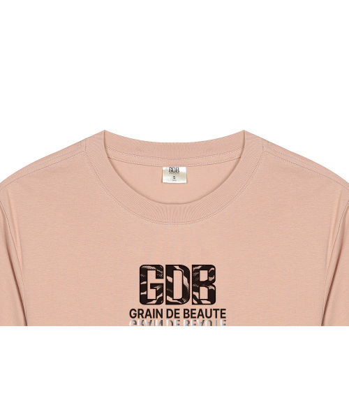 GRAIN DE BEAUTE（グランデボーテ）の「GDB T-SHIRT 01 [INDY PINK]（Tシャツ/カットソー・レディース・ピンク・S/M/L/XL）」の4枚目の写真