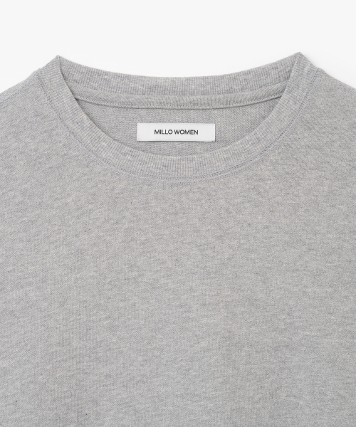 MILLO WOMEN（ミロウーマン）の「ダブルスリーブTシャツ [メランジグレー]（Tシャツ/カットソー・レディース・その他・ONE SIZE）」の4枚目の写真