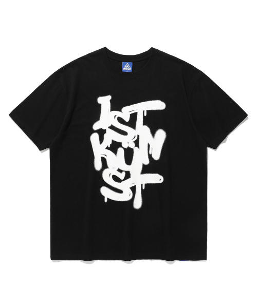 ISTKUNST(イストクンスト)の「GRAFFITI LOGO TEE_BLACK(IK2DMMT511A)(Tシャツ/カットソー・レディース・ブラック・S/M/L)」の1枚目の写真