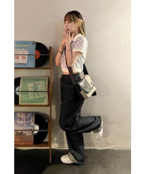 PIECEMAKER(ピースメーカー)の「TERRY CROP PK SHIRTS (PURPLE)(ポロシャツ・レディース・その他・FREE)」の6枚目の写真