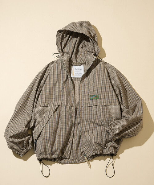 Foxfire/フォックスファイヤー 別注 チェック フード ジップシャツ