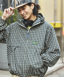 Foxfire（フォックスファイヤー）の「Foxfire/フォックスファイヤー 別注 チェック フード ジップシャツジャケット（Tシャツ/カットソー）」