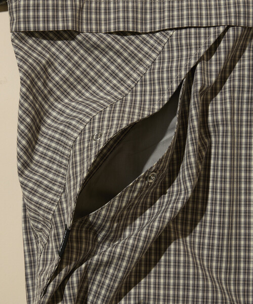 Foxfire（フォックスファイヤー）の「Foxfire/フォックスファイヤー 別注 チェック フード ジップシャツジャケット（Tシャツ/カットソー・メンズ・グレー/ブラウン/オリーブ・MEDIUM/LARGE）」の13枚目の写真