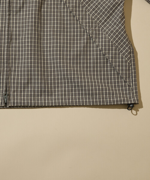 Foxfire（フォックスファイヤー）の「Foxfire/フォックスファイヤー 別注 チェック フード ジップシャツジャケット（Tシャツ/カットソー・メンズ・グレー/ブラウン/オリーブ・MEDIUM/LARGE）」の14枚目の写真