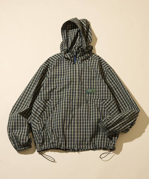 Foxfire/フォックスファイヤー 別注 チェック フード ジップシャツ