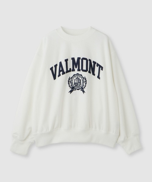 Mac-House(マックハウス)の「Idnes VALMONT カレッジロゴビッグシルエットスウェット(スウェット・レディース・サックスブルー/チャコールグレー/オフホワイト・FREE)」の21枚目の写真
