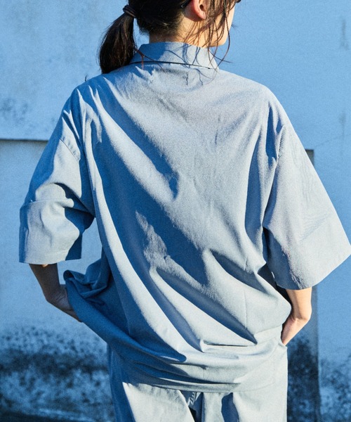 ムラサキスポーツ(ムラサキスポーツ)の「DEAR LAUREL/ディアローレル SHORE TECH SS SHIRT 【セットアップ対応】半袖シャツ DL26S-2402(シャツ/ブラウス・メンズ・グレー/オリーブ/ブラック/ブラウン系その他/グレー系その他・XL/L/M)」の11枚目の写真