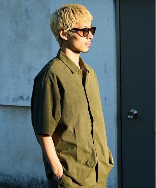 ムラサキスポーツ(ムラサキスポーツ)の「DEAR LAUREL/ディアローレル SHORE TECH SS SHIRT 【セットアップ対応】半袖シャツ DL26S-2402(シャツ/ブラウス・メンズ・グレー/オリーブ/ブラック/ブラウン系その他/グレー系その他・XL/L/M)」の15枚目の写真