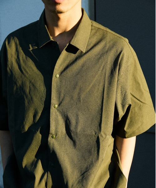 ムラサキスポーツ(ムラサキスポーツ)の「DEAR LAUREL/ディアローレル SHORE TECH SS SHIRT 【セットアップ対応】半袖シャツ DL26S-2402(シャツ/ブラウス・メンズ・グレー/オリーブ/ブラック/ブラウン系その他/グレー系その他・XL/L/M)」の17枚目の写真