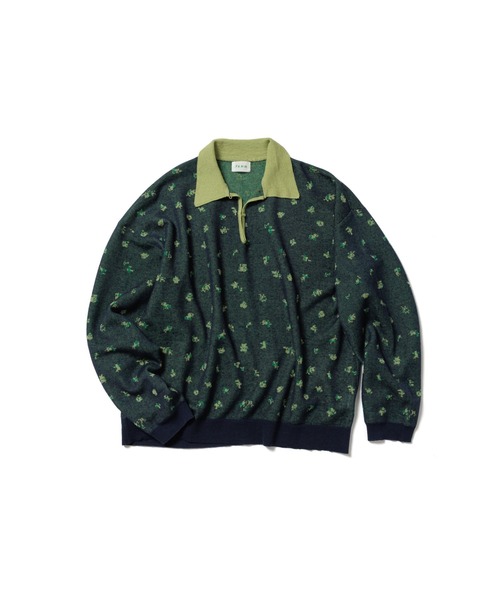 PAMM（パム）の「花や実や葉のシアースキッパーニット（ニット/セーター・レディース・ネイビー系/ブラウン系・フリー）」の18枚目の写真