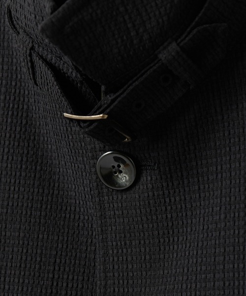 MEN'S BIGI（メンズビギ）の「シアリーブリーゼ ライトブルゾン＜ストレッチ＞＜通気性＞（ブルゾン・メンズ・ブラック/サックスブルー/ネイビー・02/01/04/03）」の11枚目の写真