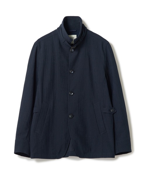 MEN'S BIGI(メンズビギ)の「シアリーブリーゼ ライトブルゾン<ストレッチ><通気性>(ブルゾン・メンズ・ブラック/サックスブルー/ネイビー・02/01/04/03)」の14枚目の写真