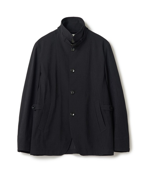 MEN'S BIGI(メンズビギ)の「シアリーブリーゼ ライトブルゾン<ストレッチ><通気性>(ブルゾン・メンズ・ブラック/サックスブルー/ネイビー・02/01/04/03)」の13枚目の写真