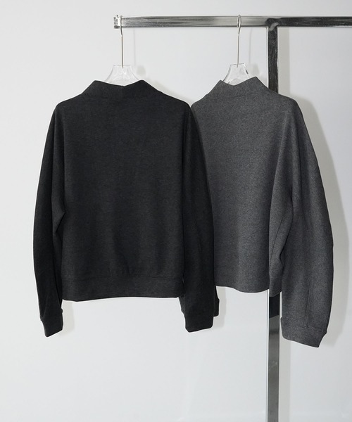 chuclla(チュクラ)の「ハーフジップ スウェットセットアップ chw26s075(セットアップ・レディース・ダークグレー/ブラック・M/L)」の22枚目の写真