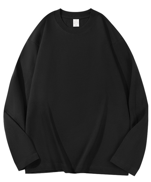 DOUBLE STEAL(ダブルスティール)の「DSルーズフィット無地ロンT(Tシャツ/カットソー・メンズ・グレイッシュベージュ/ブラック/アイボリー/グレー/ピンク/ホワイト/チャコール・LARGE/MEDIUM/SMALL/X-LARGE)」の10枚目の写真