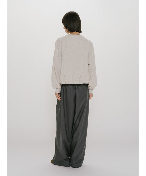 MIDIUMISOLID(ミディウミソリッド)の「MIDIUMISOLID for Ladies リラックスパンツ(その他パンツ・レディース・ライトブルー/アイボリー/チャコールグレー・FREE)」の8枚目の写真