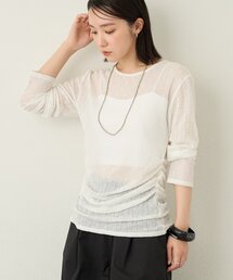 Omekashi | レースウエストタックプルオーバー(Tシャツ/カットソー)
