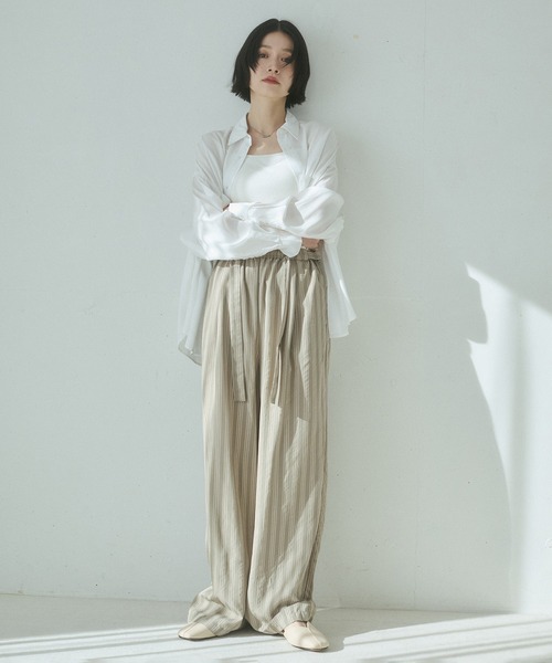 hunch(ハンチ)の「ストライプ イージーパンツ(その他パンツ・レディース・ホワイト系その他/グリーン系その他/グレー系その他・FREE)」の15枚目の写真