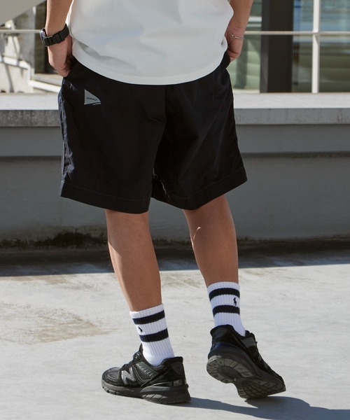 and wander(アンドワンダー)の「and wander/アンドワンダー×Gramicci/グラミチ C/N g-short コラボレーションロゴショーツ 2026年春夏(その他パンツ・メンズ・カーキ/ブラック・L/XL/M)」の7枚目の写真