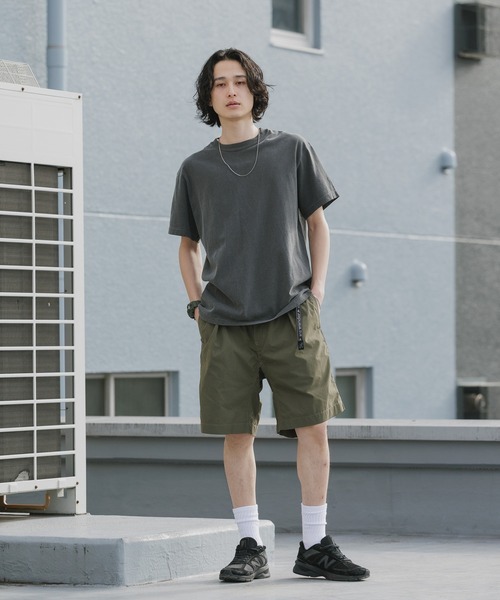 and wander(アンドワンダー)の「and wander/アンドワンダー×Gramicci/グラミチ C/N g-short コラボレーションロゴショーツ 2026年春夏(その他パンツ・メンズ・カーキ/ブラック・L/XL/M)」の17枚目の写真