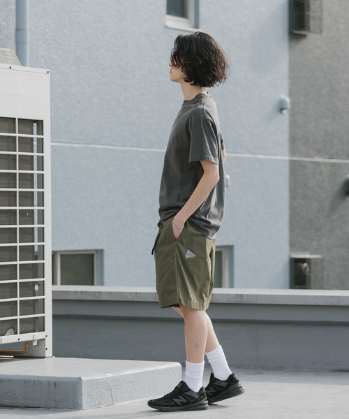 and wander(アンドワンダー)の「and wander/アンドワンダー×Gramicci/グラミチ C/N g-short コラボレーションロゴショーツ 2026年春夏(その他パンツ・メンズ・カーキ/ブラック・L/XL/M)」の20枚目の写真